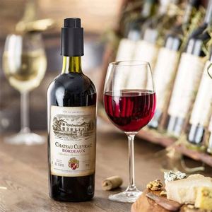 Tapón de vacío para botella de vino, sellador de almacenamiento al vacío, tapón de vino con memoria, estilo push, herramientas de bar, accesorios de bar, corcho de vino negro - Product Image 4