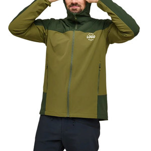 Chaqueta Softshell con Capucha Personalizada para Hombre, Impermeable, con Logotipo Frontal Impreso, Informal, Deportiva, con Cierre, 100% Poliéster - Product Image 3