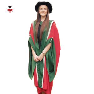 Professor Graduation Robe de doctorat noire et robe de graduation à capuche Robes de graduation de <span class=keywords><strong>professeur</strong></span> - Product Image 1