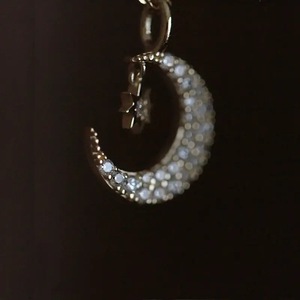 Collana con ciondolo a forma di stella lunare per donna, gioielli semplici e alla moda, regalo per l'uso quotidiano - Product Image 6