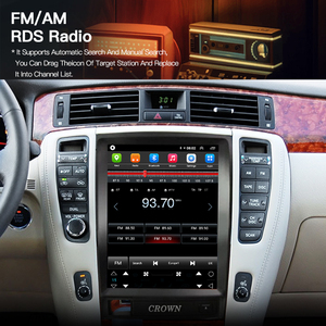 HFMidia Autoradio 12,8 pouces avec écran vertical, unité centrale multimédia vidéo Bluetooth pour Toyota Crown 2006-2009, lecteurs auto sans fil CarPlay - Product Image 3