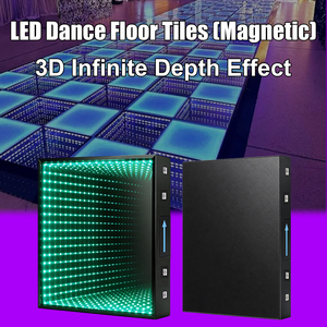 Pista de Baile LED de 50x50cm, Panel de Pista de Baile Portátil RGB Inalámbrico Magnético para Bodas, Fiestas, Discotecas, DJ - Product Image 2