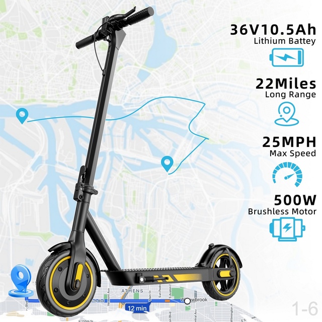 Electric Scooter for Adults & Teens Powerful Motor Eco-Friendly E-Scooter Compliant with EU Standards