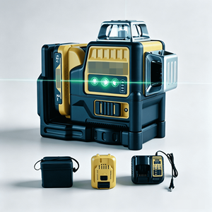 Dewal 12v li-ion laser <strong>Leveling</strong> Measuring 16 Line Self-<strong>Leveling</strong> 4D 360&deg; Green Laser <strong>Level</strong> Set Tools Construction <strong>Tiling</strong> Drywall - Product Image 6