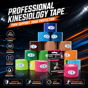 Bande de kinésiologie de qualité médicale YOUNGSON, directement de l'usine, patch adhésif acrylique hypoallergénique pour la récupération et le soulagement, idéal pour le basketball - Product Image 6