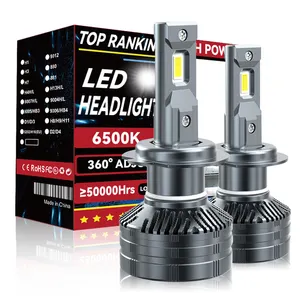 Ampoules de phares de voiture LED Super lumineuses F6X H7 Led 12V 110W 20000LM 6500K 3570 puce IP68 H1 H3 H4 H11 H13 9004 9005 9006 9012