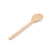 Ensemble de cuillères de cuisson à long manche en bois de bambou écologique couverts souples ustensiles de maison avec logo personnalisé longue cuillère à soupe