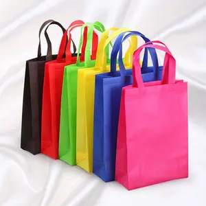 Lista de precios de bolsas no tejidas, bolsas de libros biodegradables recicladas no tejidas fluorescentes