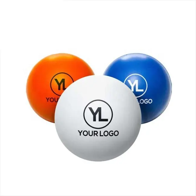 Bola de espuma a presión con logotipo personalizado, bola antiestrés redonda, juguete antiestrés