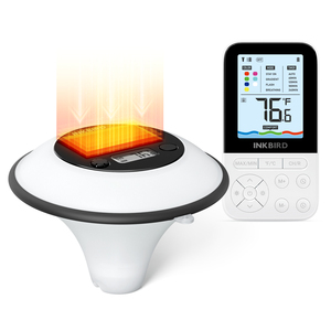 Nhiệt kế hồ bơi không dây inkbird IBS-P05R năng lượng mặt trời Powered hồ bơi nhiệt kế đặt không thấm nước - Product Image 1