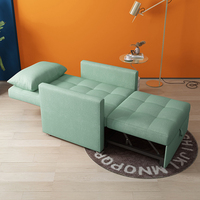 Sillón Reclinable Individual de Lujo Ligero para Oficina, Ocio, Hotel, Dormitorio, Sofá con Brazos, Sofá Cama Plegable para Hospital, Ahorra Espacio