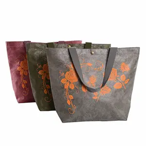 wholesale oem waterproof tyvek paper tote bag eco tyvek shopping bag