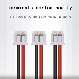OEM JST 1,25 мм 2-контактный штекер и гнездовой разъем кабельный Электрический жгут для светодиодного нового жгута проводов продукт - Product Image 5
