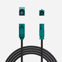 Câble de communication coaxial FARKRA Z Code RG316 pour automobile, GPS, robot, caméra, ADAS, connecteur SMB-C-K1.5-M-13 en cuivre