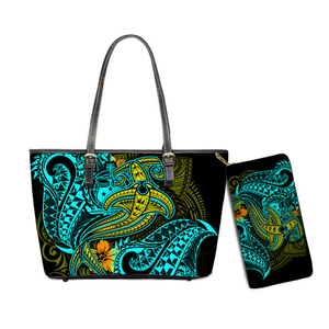 Custom <span class=keywords><strong>ชื่อ</strong></span>ข้อความ Samoan Tribal คลัทช์กระเป๋าถือผู้หญิง Polynesian Designer หญิงสุภาพสตรีฤดูใบไม้ผลิฤดูร้อนไหล่กระเป๋า - Product Image 2