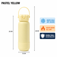 Bouteille d'eau en acier inoxydable avec logo personnalisé, 25 oz, 32 oz, isolée sous vide, anti-fuite, 750 ml, pour cadeau promotionnel en gros