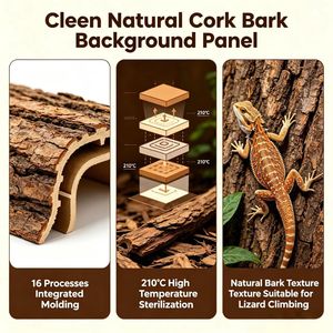 Panel de Fondo de Corteza de Árbol Natural, Musgo Realista con Textura 3D, Decoración para Terrarios, Reptiles, Jaulas de Escalada y Paredes - Product Image 2