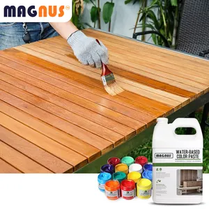 Wood Paint Color Paste Weather Resistant Wood Wax Oil Tung Oil Color Paste Outdoor Solid Wood Painting Color Paste