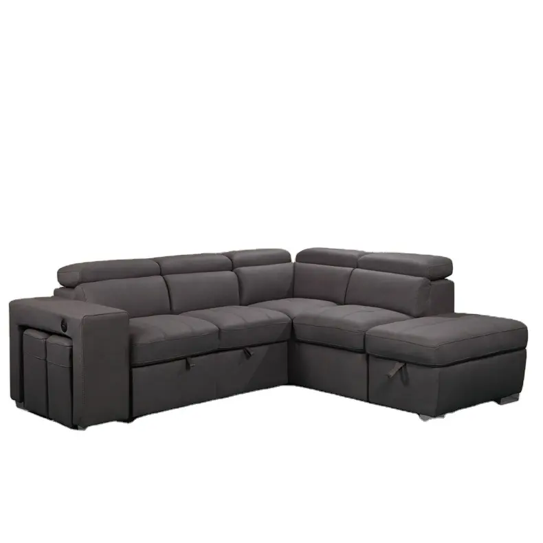 Weibang мебель, фабричные прямые продажи, роскошный диван для гостиной с USB-накопителем, стулья для ног, можно настроить диван-кровать