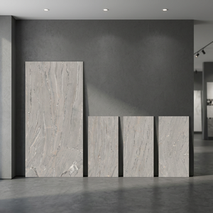 Azulejos de Porcelana Gris Brillante de 800x1600 mm, Aspecto de Mármol, Azulejos Pulidos para Piso y Pared de 80x160 cm - Product Image 4