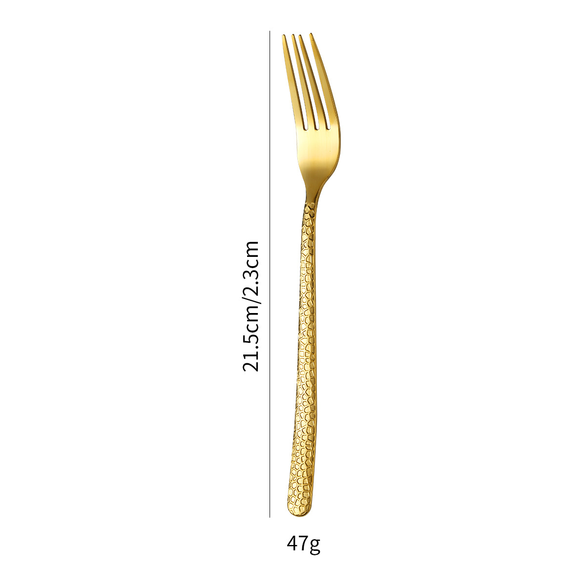 Gold fork