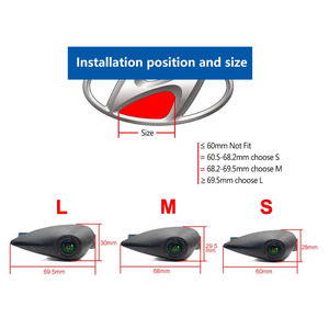 AHD 1080P IP68 Étanche 170 °   Caméra avant grand angle à vision nocturne pour Hyundai i30 Tucson <span class=keywords><strong>ix35</strong></span> i40 Accent - Product Image 4