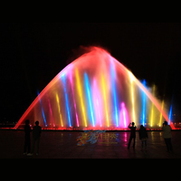 Fuente de agua musical para interiores y exteriores, personalizada, de escala grande, mediana y pequeña, para espectáculos óptimos.