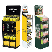 Support d'affichage en carton personnalisé pour magasin de détail, présentoir de sol en carton pour boissons, vin, whisky, bière, support d'affichage en carton pour boissons