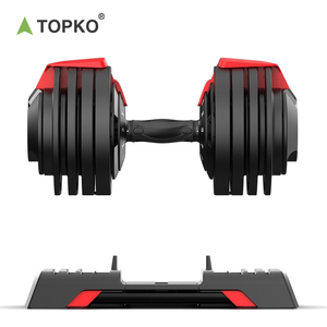 托普科高品质24千克可调哑铃套装多功能训练家庭健身房可调哑铃 - Product Image 5
