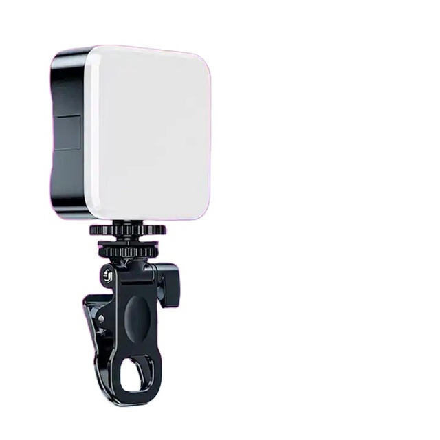 Makeup Vlogging Photography Camera Light Panel 0-360 Full Color 2500-9000K CRI 95 Rechargeable ABS Clip Pocket Fill Light Phone