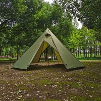 SYLAETO Ultraléger Hiver Camping Tipi Chaude Tente Hauteur Réglable Poêle Soleil Abri Chasse Aventure Randonnée Camping