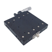 A11 Series X Axis Manual Stage Platform Linear Stage 25x25/40x40/60x60mm Linear Translation Stage Optical Instrument Part
