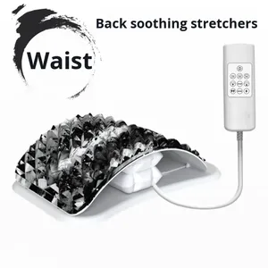 Support <span class=keywords><strong>lombaire</strong></span> pour le soutien des disques vertébraux, correcteur de posture pour le dos, coussin pour soulager les douleurs dorsales, dispositif de massage thérapeutique pour l'étirement de la colonne cervicale - Product Image 6