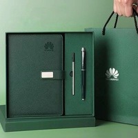 Vente en gros de carnet en cuir de luxe promotionnel coffret cadeau Journal A5 rechargeable coffret cadeau d'entreprise avec stylo