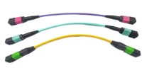 Kabel Patch Trunk 12-Fiber OM3/OM4 MPO/MTP 8/12/24F untuk Pusat Data dengan Dukungan 5G POE TCP GPRS