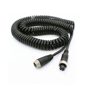 5M Telescopic Cable Súng cao su 4pin máy ảnh Flex hàng không xoắn ốc mở rộng M12 xe đầu Trailer dây đồng liên hệ với kết nối - Product Image 1