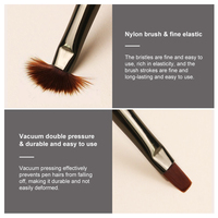 Kit d'outils de manucure multifonctionnel avec pinceau de dessin gris style japonais pour le design de vernis gel et la création de motifs