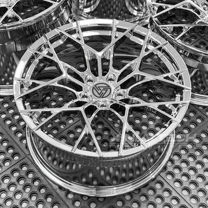 ล้อแม็กซ์ XINLAI แบบ Deep Lip Mesh Forged ขอบ 19 20 21 22 นิ้ว รู 5x112 5x120 5x114.3  ขัดเงา สำหรับรถยนต์นั่งส่วนบุคคล BMW Mercedes - Product Image 3