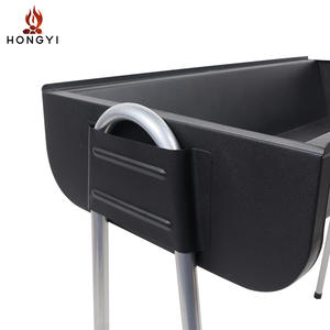 Parrilla de carbón portátil para exteriores HONGYI, parrilla metálica para cocinar en el patio, parrilla de acero de 5 kg, BQ149L - Product Image 3