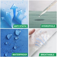 Vente chaude de haute qualité pas cher prix hydrophobe hydrophile PP Spunbond Non tissé tissu couvre-matelas tissu