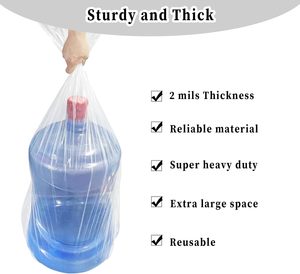Bolsas de almacenamiento de plástico transparente extragrandes Embalaje de plástico grande Gigante Jumbo Bolsas de almacenamiento de plástico enormes para equipaje, Maleta - Product Image 6