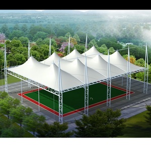 PVDF PTFE impermeable Fútbol Tenis canchas deportivas tienda <span class=keywords><strong>techo</strong></span> tensión membrana estructuras para exterior estadio <span class=keywords><strong>techo</strong></span> - Product Image 6