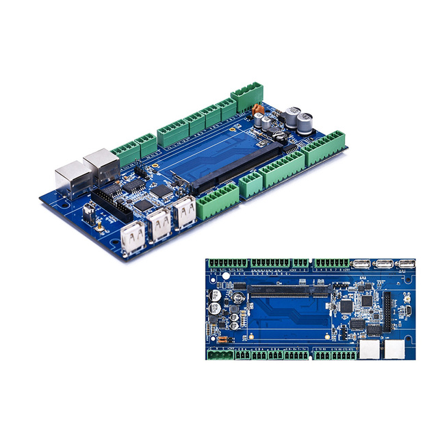 High Current Heavy Copper PCBA Red Solder Mask PCB SMT Assembly Component Sourcing and Strict Performance Testing
