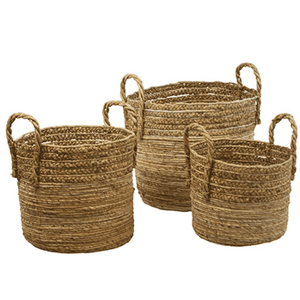Multifunctional Handwoven Seagrass <b>Storage</b> <b>Baskets</b> With Customized Sizes, Shapes, and Package Cheap Price In Vietnam - Product Image 3