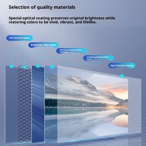 Màn Hình Máy Chiếu Kéo Xuống 120 Inch Có Thể Thu Vào Màn Hình Chiếu HD 4K Hướng Dẫn Sử Dụng Kéo Màn Hình Phim Cho Rạp Hát Tại Nhà, Rạp Chiếu Phim - Product Image 3