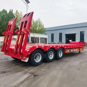 Remolque de plataforma baja hidráulica de 1-2 toneladas para trabajo pesado con cuello de cisne, 12.5x2.5x1.5m, Shandong Fengniao - Product Image 6