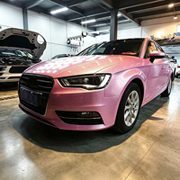 Film de protection automobile PET auto-réparant, auto-cicatrisant, rose princesse, métallisé, 1,52x16M/5x55FT, nouvelle génération, autocollants pour voiture