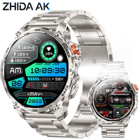Herren-Smartwatch mit BT-Anruffunktion, 1,7-Zoll-Display, 1000mAh Akku, Herzfrequenz-, Blutsauerstoff- und Blutdruckmessung, Schlafüberwachung, Fitness-Tracker für iOS/Android