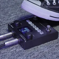 M-VAVE PD40 Blackbox Guitar Bass AMP Modeler Processeur multi-effets Rechargeable pour guitare électrique basse