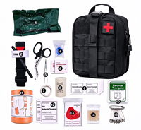 Pochette médicale d'urgence multifonctionnelle pour l'extérieur, trousse de premiers soins portable pour la randonnée en pleine nature, le bushcraft et les excursions en plein air